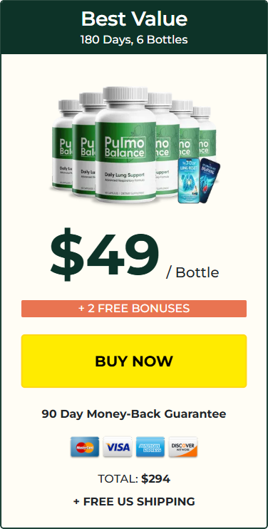 Pulmo Balance 6 bottle price 